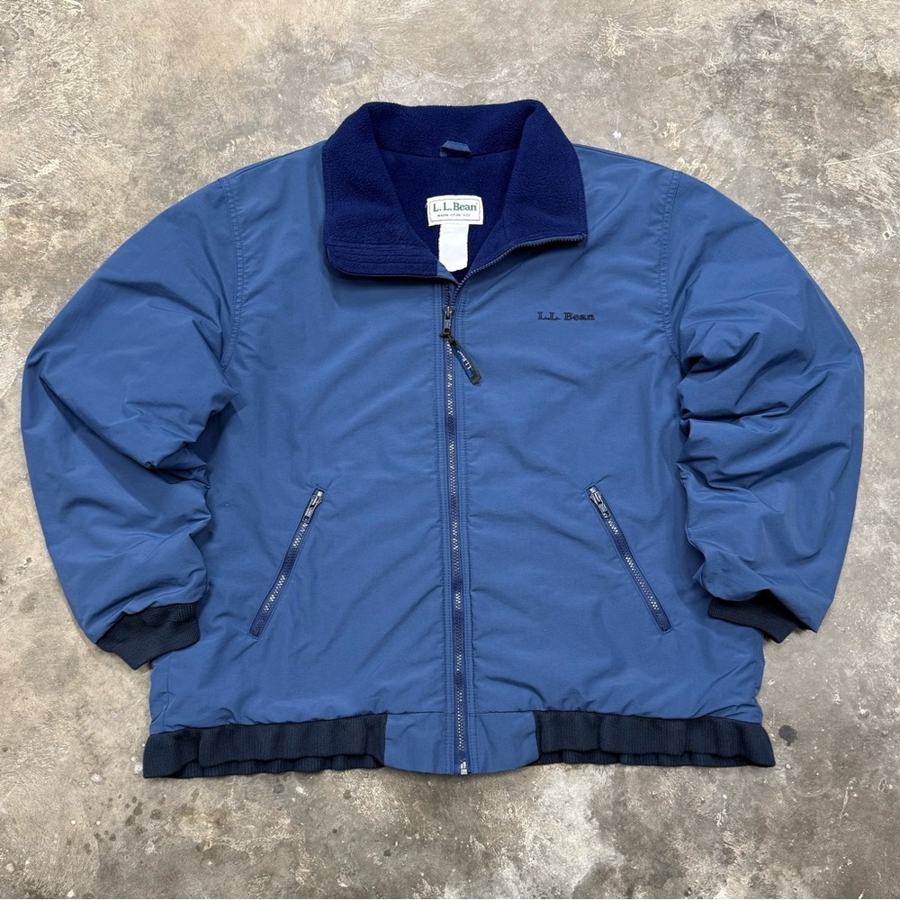 L.L. Bean Navy Bomber Jacket